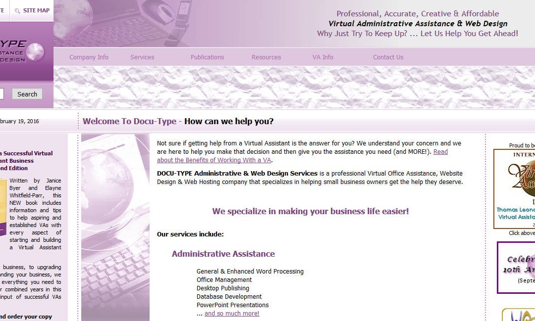 Docu-Type VA & Web Design